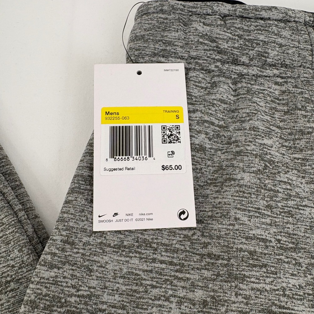 Nike Mens Therma-FIT Training Joggers Dark Grey Heather 932255-063 Small NWT - Picture 6 of 8